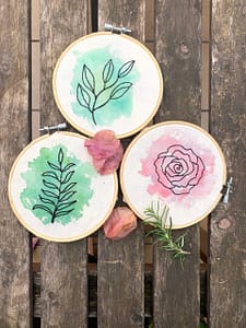 bastidores bordados a mano